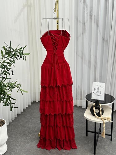 فستان سهره احمر