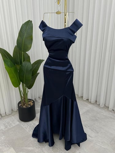 فستان العيد كحلي