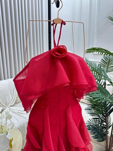 فستان سهره احمر