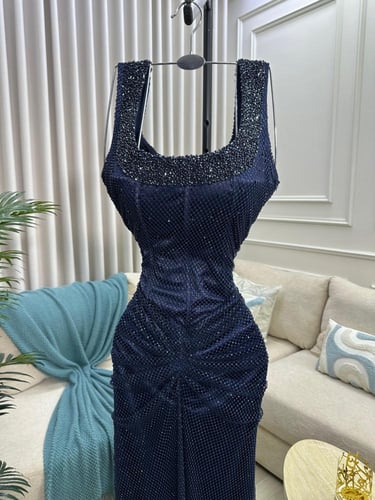 فستان سهره كحلي