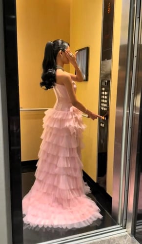 فستان سهره عنابي دانتيل