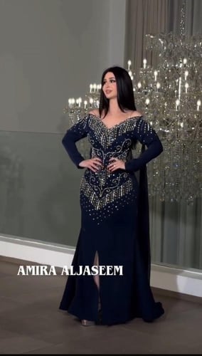 فستان سهره كحلي