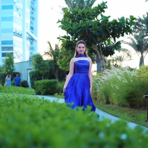 فستان سهره ليلكي