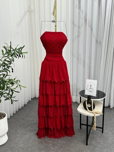 فستان سهره احمر