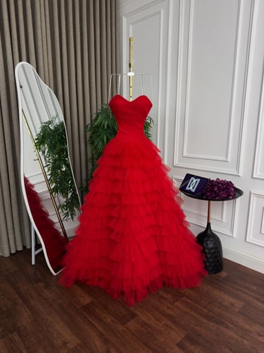 فستان سهره احمر