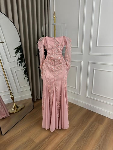 فستان سهره وردي