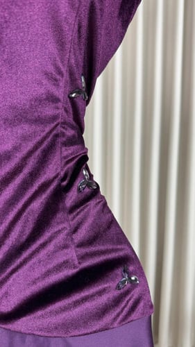 فستان سهره موف مخمل