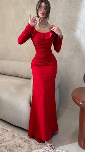 فستان سهره احمر