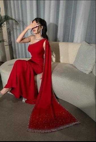 فستان سهره احمر