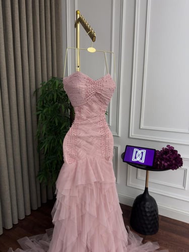 فستان سهره وردي