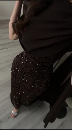 فستان سهره بني