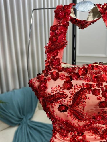 فستان سهره احمر