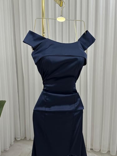 فستان العيد كحلي