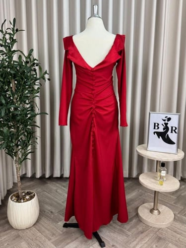 فستان سهره احمر