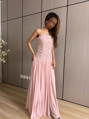 فستان سهره وردي