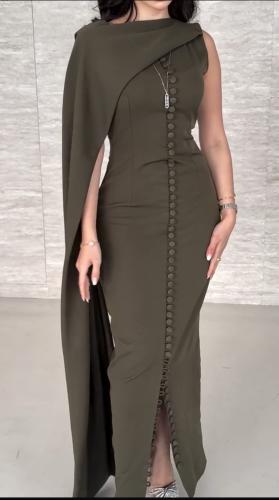 فستان سهره زيتي