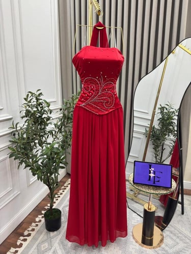 فستان سهره احمر