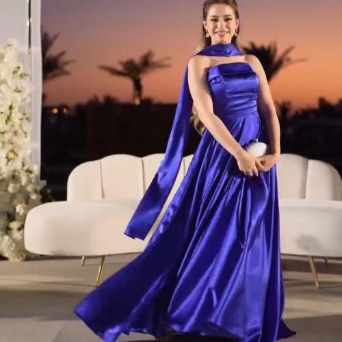 فستان سهره ليلكي