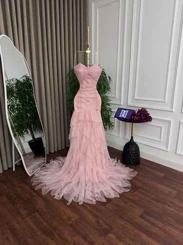 فستان سهره وردي