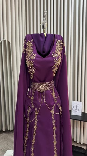 فستان قفطان 4 الالوان