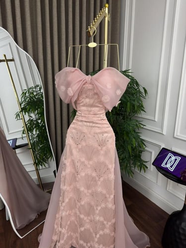 فستان سهره بينك