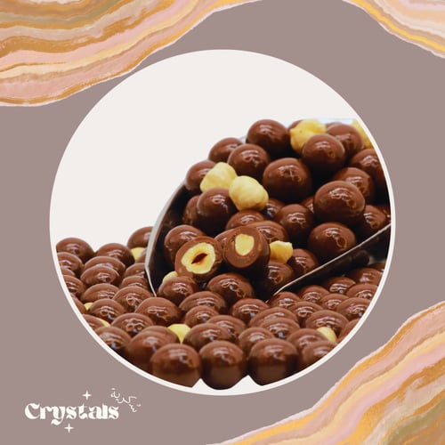 شوكلاته بلجيكيه بالحليب (دراجية بالبندق)