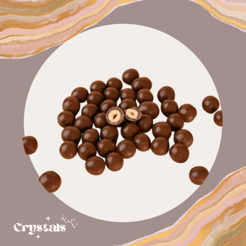 شوكلاته بلجيكيه بالحليب (دراجية بالبندق)