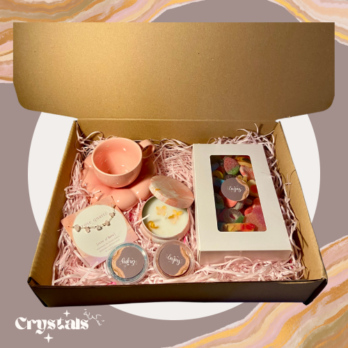 بوكس هدية لون وردي
