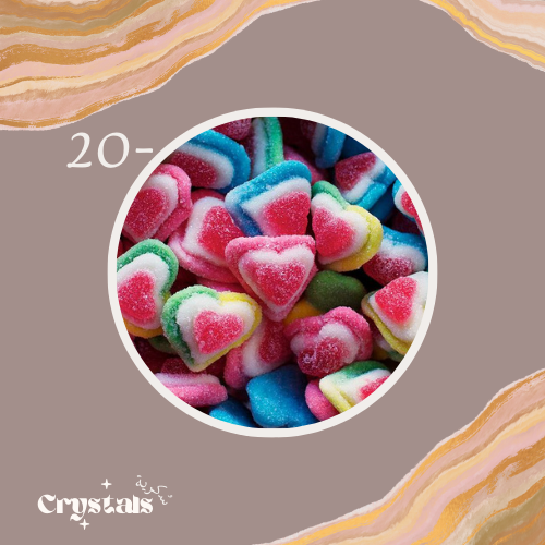 جلي القلوب الملونة