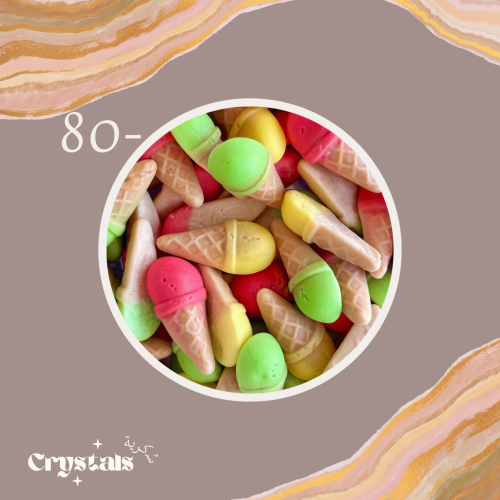 جلي الأسكريم الملون