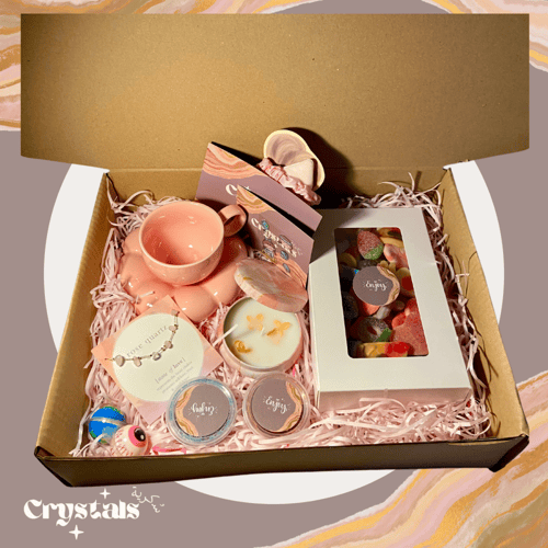 بوكس هدية لون وردي