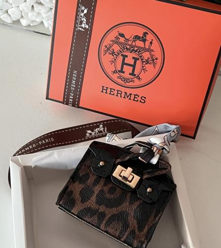 12 حبه تعليقة شنطة Hermes مع بوكس ايرمز لون تايجر