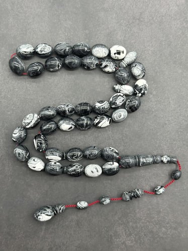 سبحة بكلايت رمادي معجن