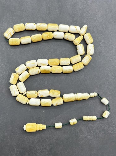 سبحة بكلايت شبيه تراب الكهرمان