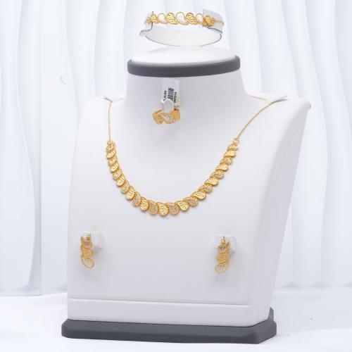 طقم ذهب عيار 21