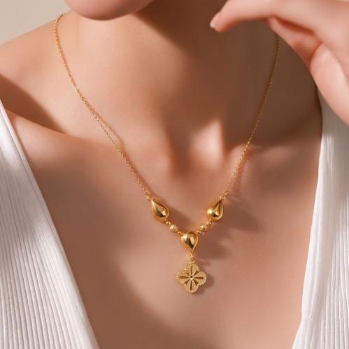 عقد ذهب عيار 21