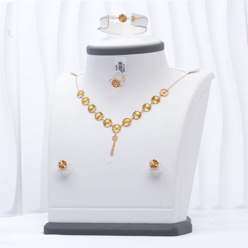 طقم ذهب عيار 21
