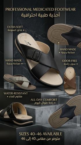 Zenox Men's Slippers 1913 BLACK