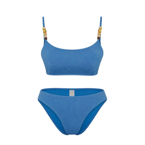Elegant blue bikini set