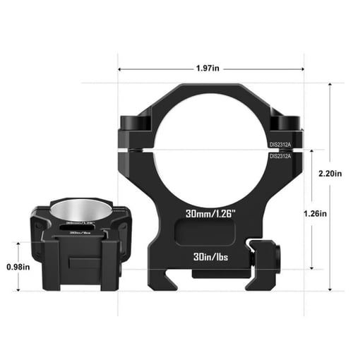 قاعدة دربيل ديسكفري 30 mm