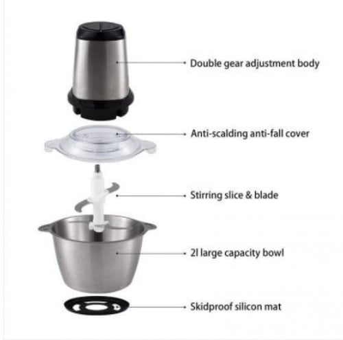 فرامة فويجر الكهربائية ستانلس ستيل 1.8 لتر