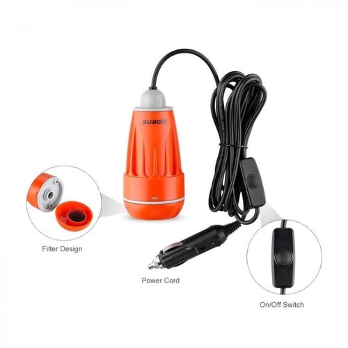 دش محمول للتخييم برتقالي