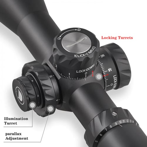 دربيل بندقية ديسكفري HD 5-30X56SFIR FFP