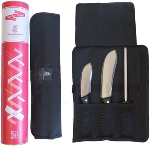 مجموعة سكاكين ام طاحونه مع الشنطة