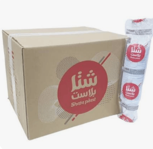 شتا بلاست اكواب بلاستيكيه بيضاء 20شده *50 (1000 ال...