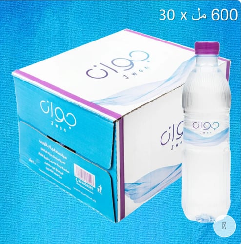ماء جوان 600 مل*30عبوه