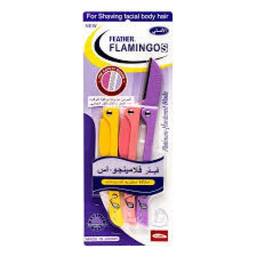 FEATHER FLAMINGO EYEBROWS RAZOR 3s