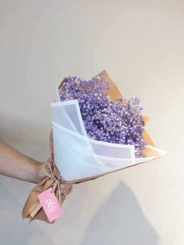 Dried Purple Gypsophila/جبسوفيلا بنفسجية مجففة