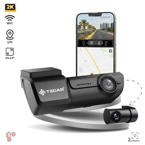 TE-D223 تيكار داش كام 2K كاميرتين مع GPS وWi-Fi وت...