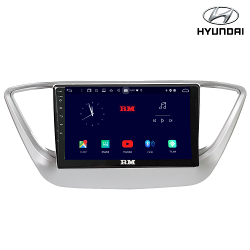 F-HYA18 شاشة فريم رودماستر هيونداي اكسنت 2018-2024...